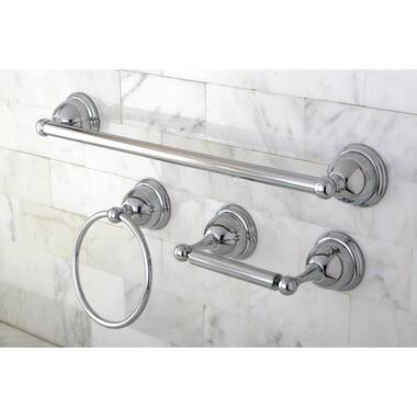 Kingston Brass Restoration 4 Piece Bathroom Hardware Set & Reviews